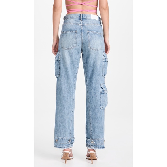 NWT Pistola Denim Bobbie Utility Jeans  Bobbie Utility Jeans Varsy Size 26 - Picture 3 of 16